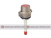 Optic level sensor for fuel tanker